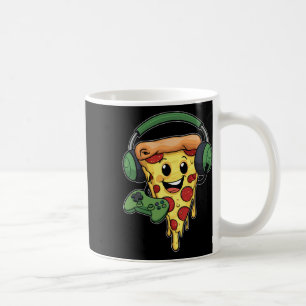 Taza De Café Pizza para Jugadores de Videojuegos Divertido Vide
