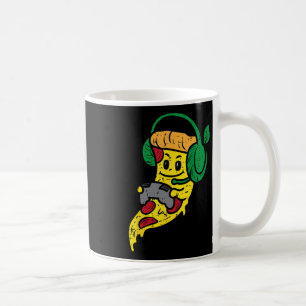 Taza De Café Pizza para Jugadores Videojuegos Divertida Comida