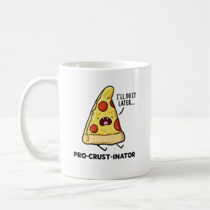 Taza De Café Pizza Pun Mug, promotor de la costra