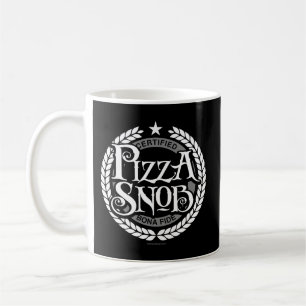 Taza De Café Pizza Snob - divertido amante de la pizza