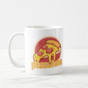 Taza De Café pizzaiolo regalo divertido para hacer pizzas ilust