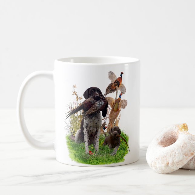Taza De Café Placas de papel de Pegatina de punteros de corto a (Con donut)