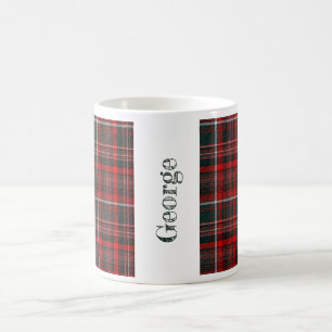Taza De Café Plaid Decorativo