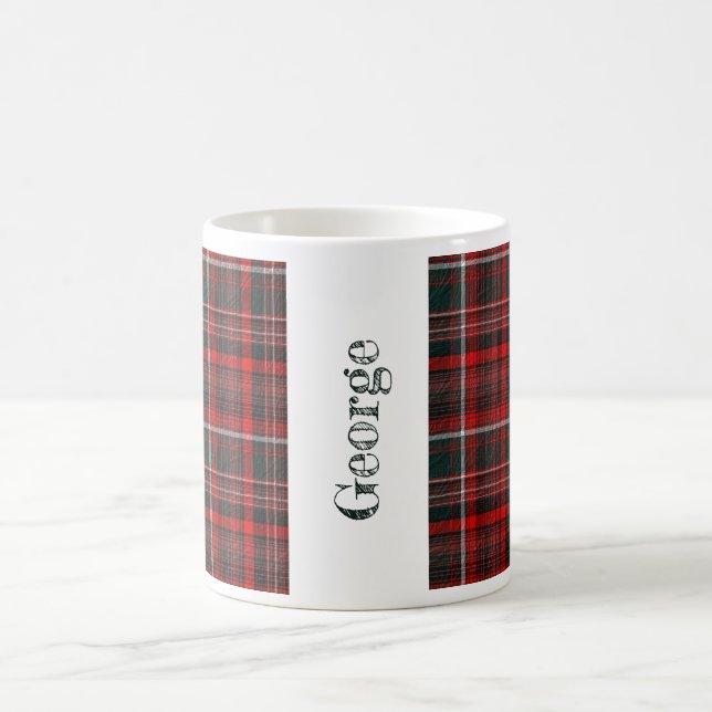 Taza De Café Plaid Decorativo (Centro)