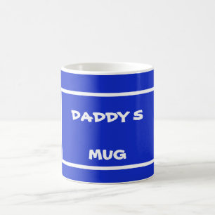 Taza De Café Plain Royal Blue Daddys Mug