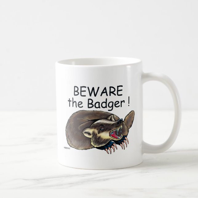 Taza De Café PlainBadger_black (Derecha)