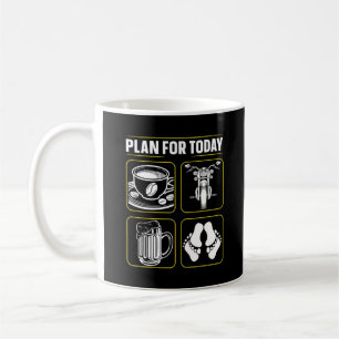 Taza De Café Plan De Biker Para El Café De Hoy