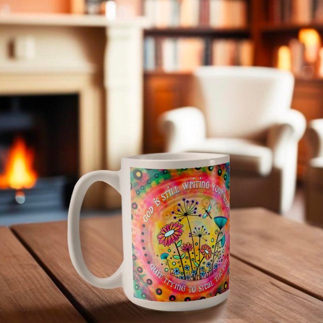 Taza De Café Plan de Dios Bonito Floral Inspirador (Subido por el creador)