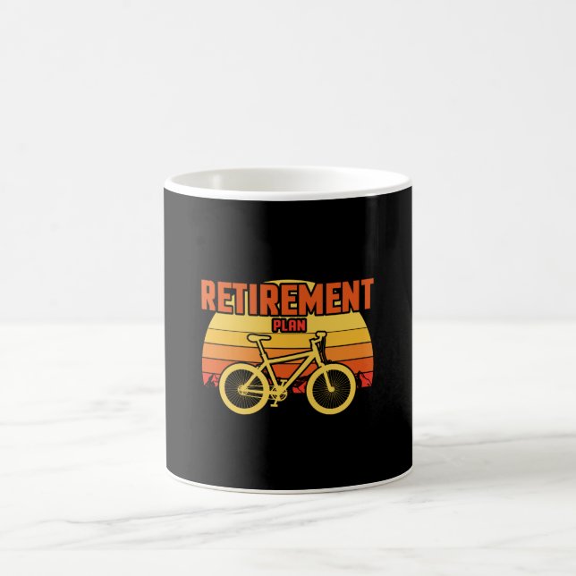 Taza De Café Plan de Jubilación de Bicicletas para Ciclismo Gra (Centro)