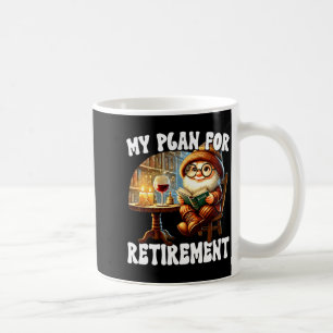 Taza De Café Plan de jubilación divertido para mamá jubilada vi