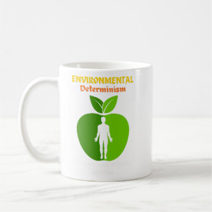 Taza De Café Plan de la Naturaleza: Tee del determinismo ambien