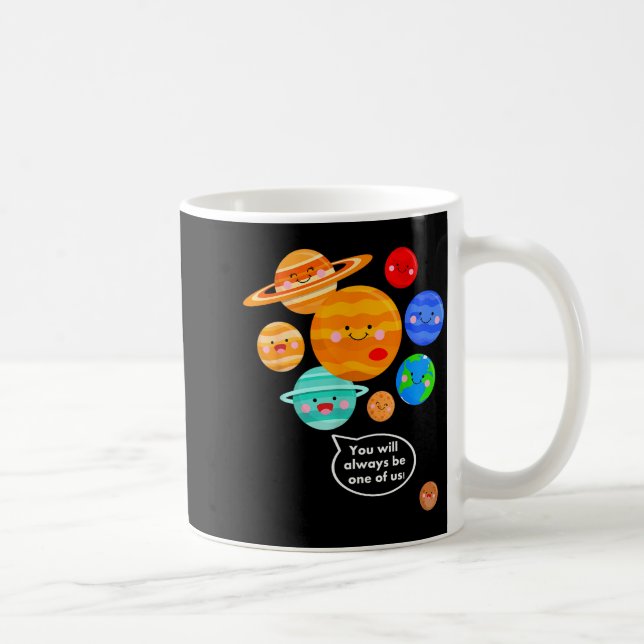 Taza De Café Plane Funny Cartoon Planets Never Forget  (Derecha)