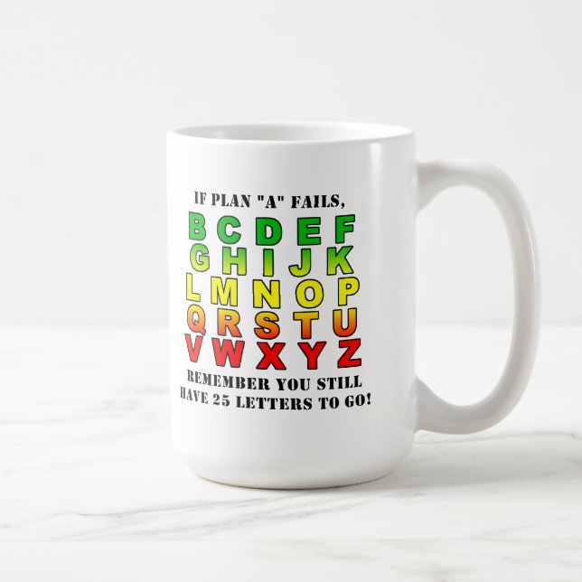 Taza De Café Planes 'B' a 'Z' Mug (Derecha)