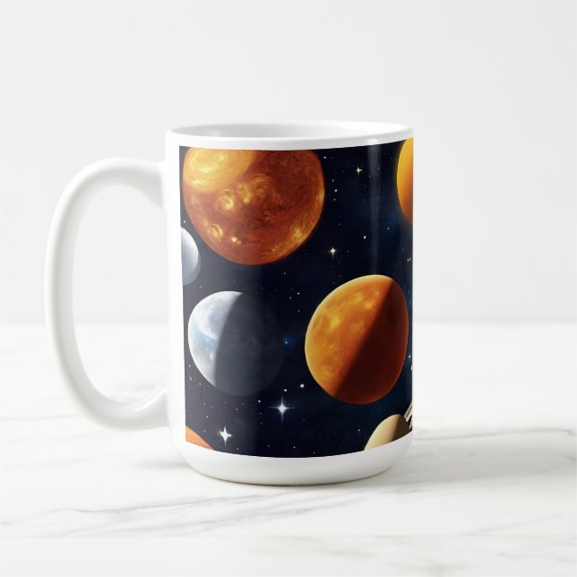 Taza De Café Planes del espacio ultraterrestre 2 (Izquierda)