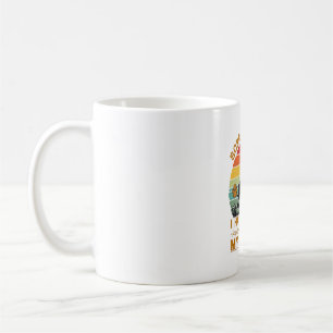 Taza De Café Planes para perros Pitbull Atardecer Retro_1