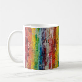 Taza De Café Planeta: Arcoiris