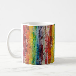 Taza De Café Planeta: Arcoiris