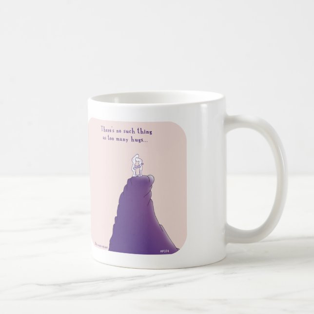 Taza De Café Planeta de HP374 "Harold" demasiados abrazos (Derecha)