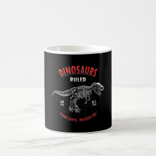 Taza De Café Planeta de los Dinosaurios Tierra Era Mesozoica