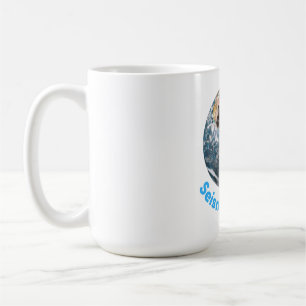 Taza De Café Planeta Disco Core - La Tierra se rompe en modo Fi