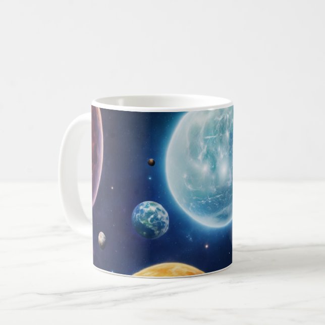 Taza De Café Planeta Diseñando Cups y Mugs (Anverso izquierdo)