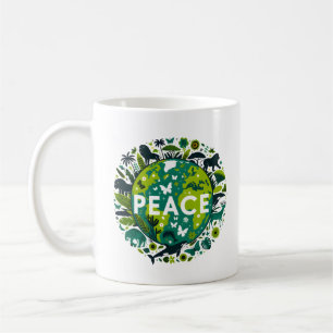 Taza De Café Planeta pacífico - Salvando el medio ambiente