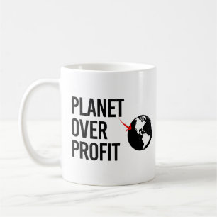 Taza De Café Planeta sobre beneficio