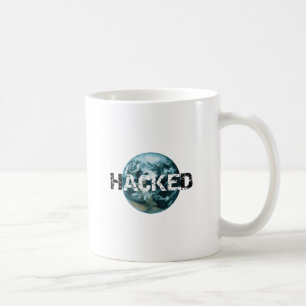 Taza De Café Planeta Tierra hackeada