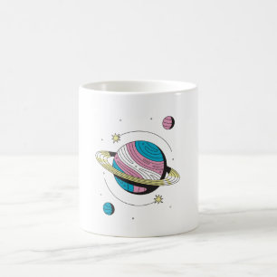 Taza De Café Planeta transgénero