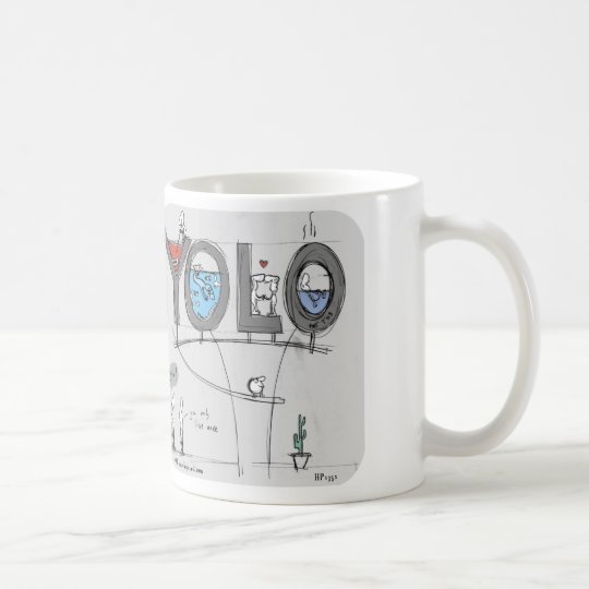 Taza De Café Planeta" YOLO de HP2352 "Harold vivo una vez
