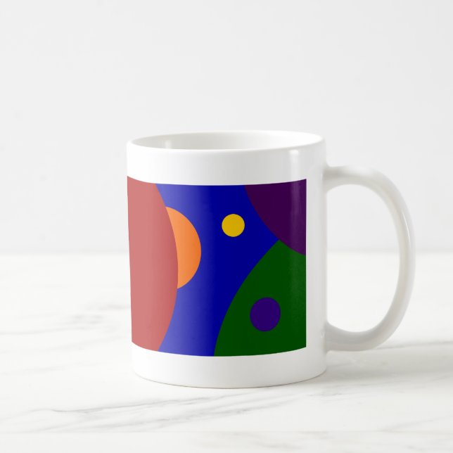 Taza De Café Planetas arcoiris (Derecha)