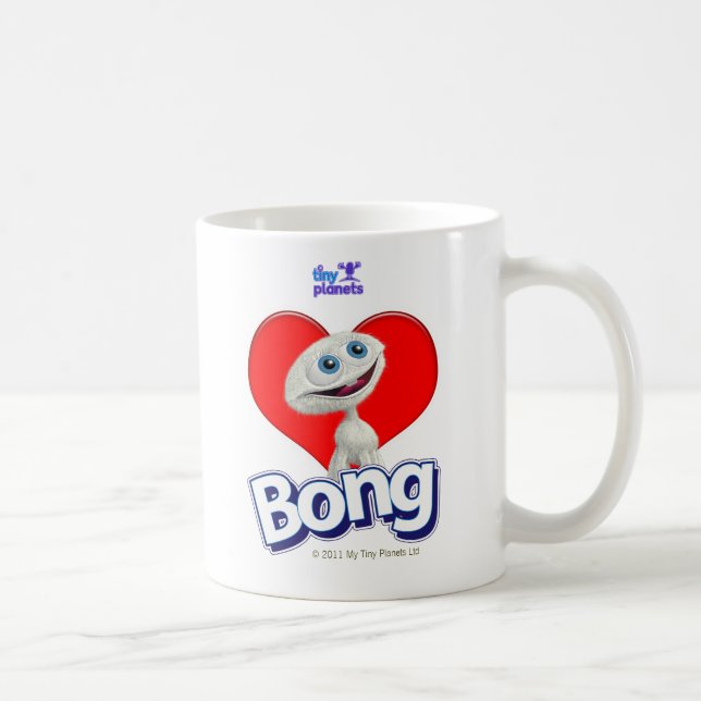 Taza De Café Planetas minúsculos - el amor de I Bong (Derecha)