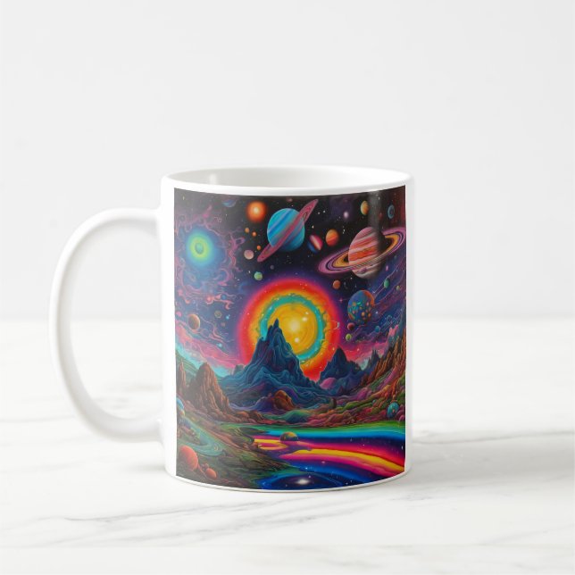 Taza De Café Planetas silvestres 2 (Izquierda)