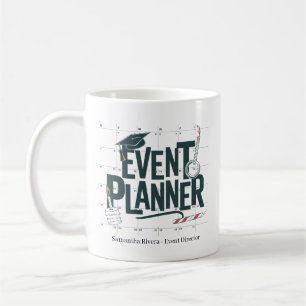 Taza De Café Planificador de Eventos Personalizado