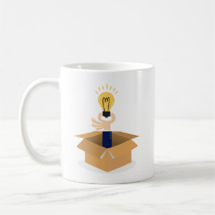 Taza De Café Planificador de Ideas y Estrategias de Negocios