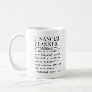 Taza De Café Planificador Financiero