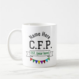 Taza De Café Planificador Financiero Certificado CFP Personaliz