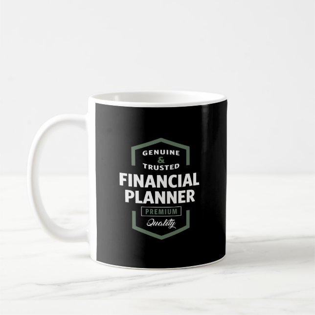 Taza De Café Planificador financiero | Ideas de regalo (Izquierda)