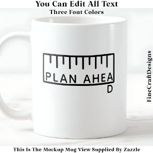 Taza De Café Planificar con Anticipación Habitación de Costura