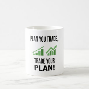 Taza De Café Planifique su comercio, comunique su plan