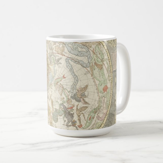 Taza De Café Planisphaerii Coelestis Hemisphaerium (Anverso derecho)