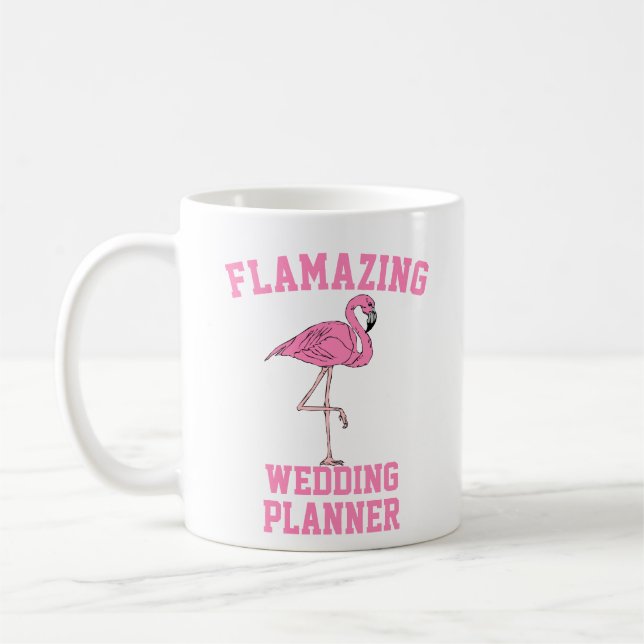 Taza De Café Planner de boda llamativo (Izquierda)