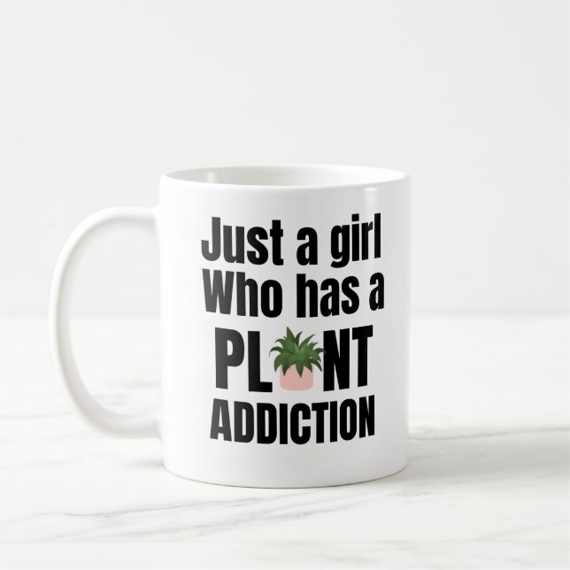 Taza De Café Plant Addict (Izquierda)