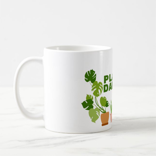 Taza De Café Plant Daddy Mug | Regalos vegetales para los amant (Izquierda)