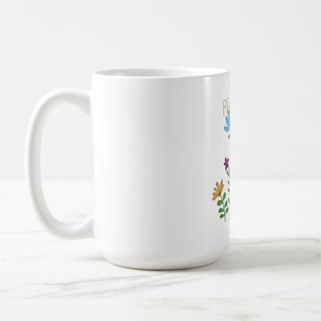 Taza De Café Plant Lady Botanical (Izquierda)