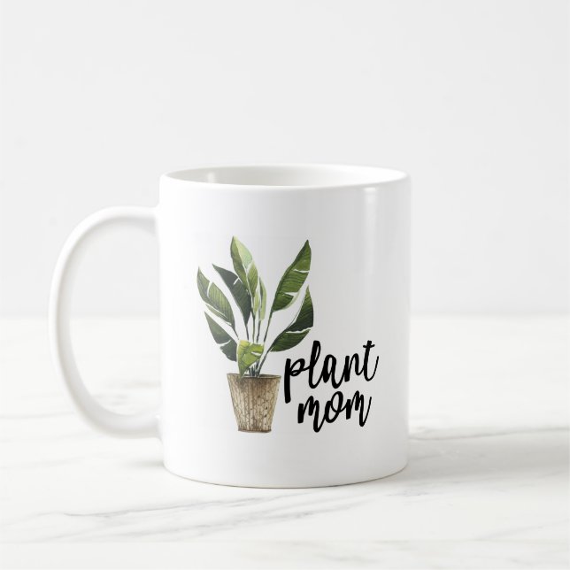 Taza De Café Plant Mom Coffee Mug (Izquierda)
