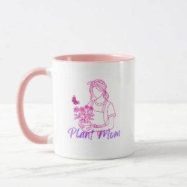 Taza de café "Plant Mom" de jardinería