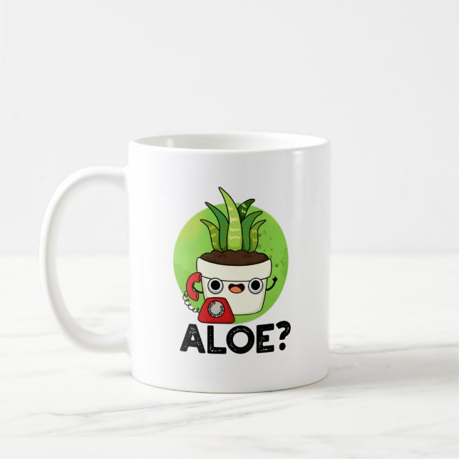 Taza De Café Planta Aloe Cute Aloe Vera PUn (Izquierda)
