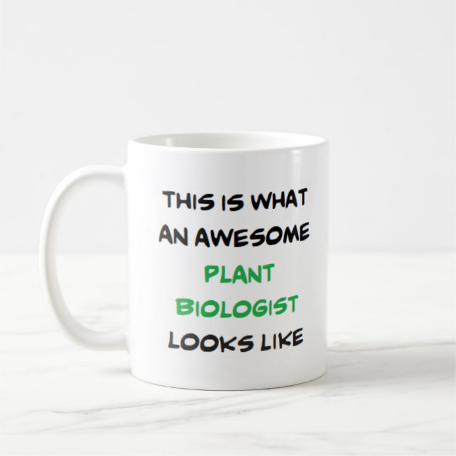 Taza De Café planta bióloga, increíble (Izquierda)