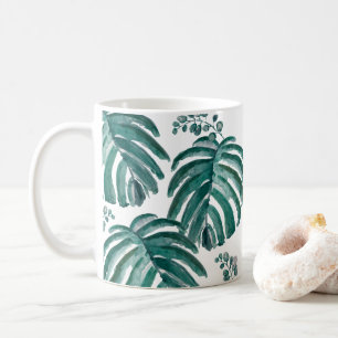 Taza De Café Planta botánica Imprimir café tropical Mug
